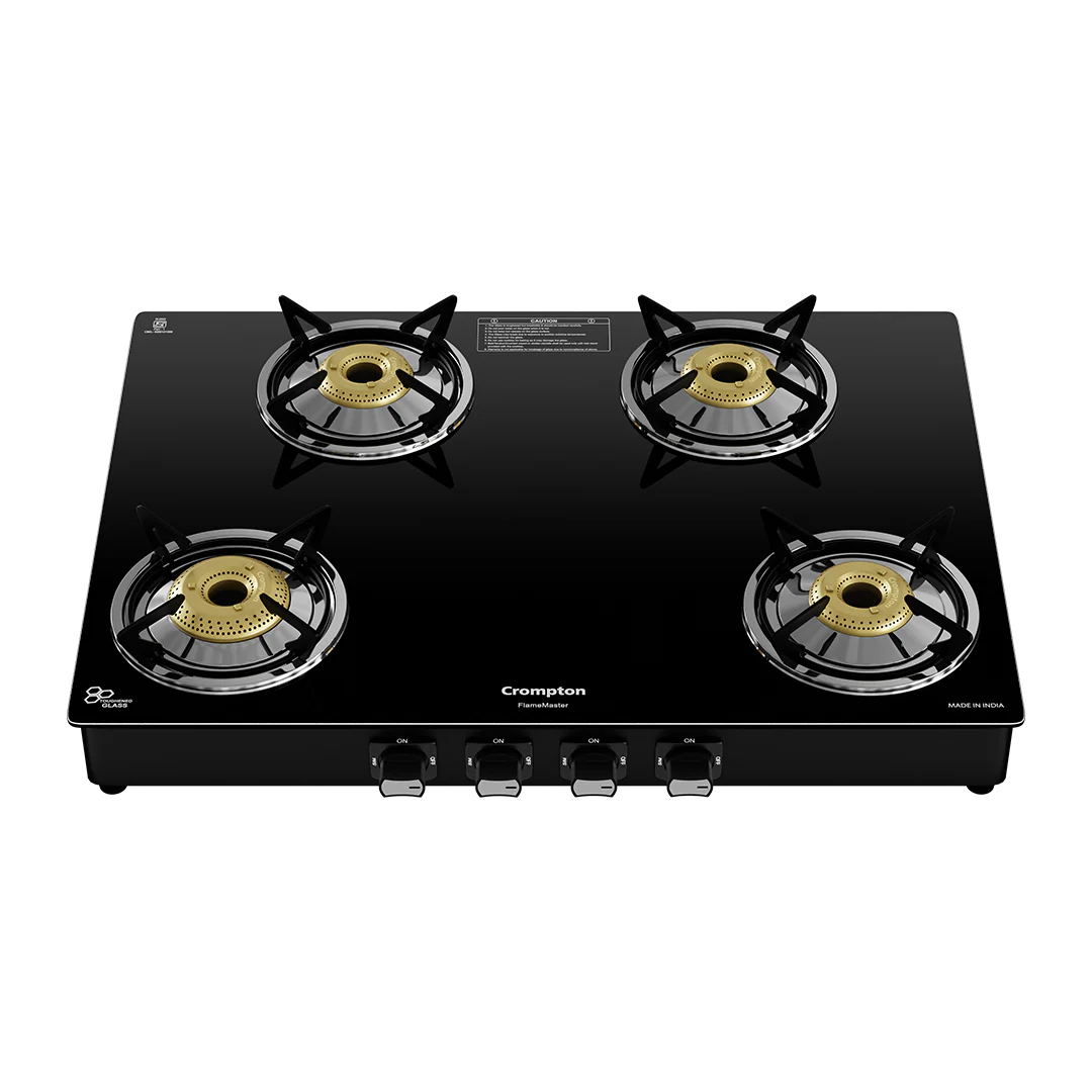Crompton FlameMaster 4 Burner 70 cm Glass