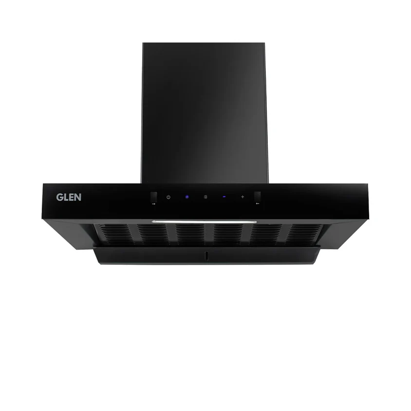 Glen Glass Chimney with Heat Sensor (6052 SLIM AC) 60cm