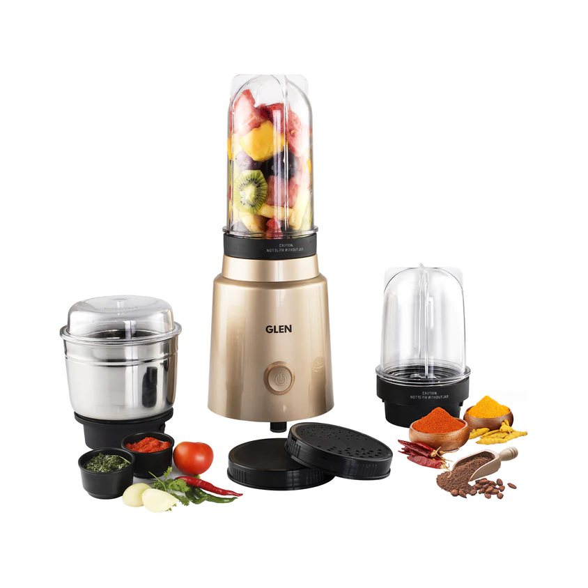 Active-Blender Grinder, 350W, 20000 RPM Mixer, Grinder, Blender, 1 SS Grinder Jar, 2 Jars - (4048 BG CG)