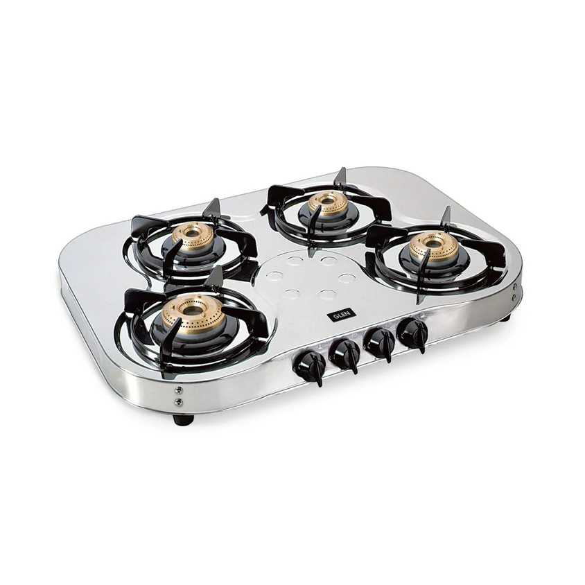 GLEN Gas Stove 4 burner SS (1045 SS HF BB)