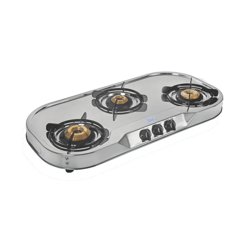 GLEN Gas Stove 3 burner SS (CT1035XLHFBBDT)