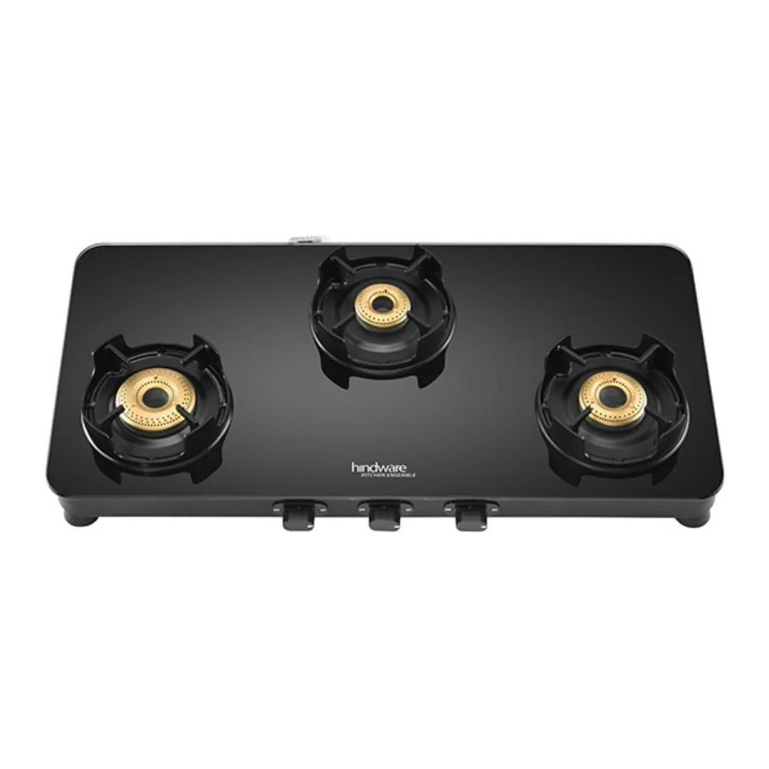 HINDWARE gas stove 3 burner ALVERIO