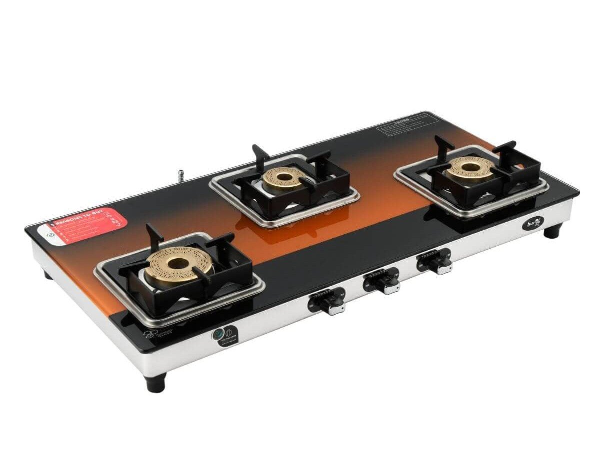 Glass Top 3 BR VAPOR (SALMON)